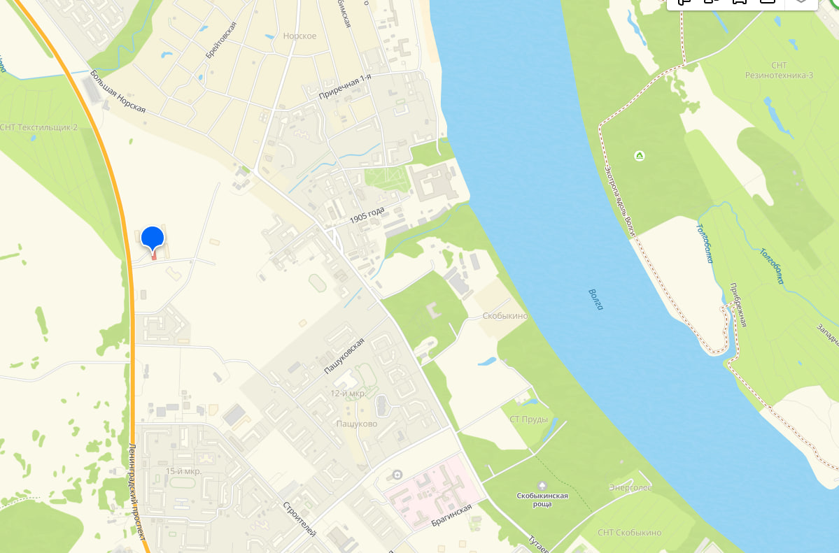 Двухкомнатная квартира 51,6 кв.м