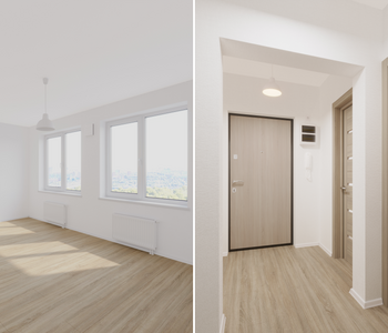 Просторная, тёплую ОДНО-комнатная квартира в новом доме большой кухней-гостинной. 