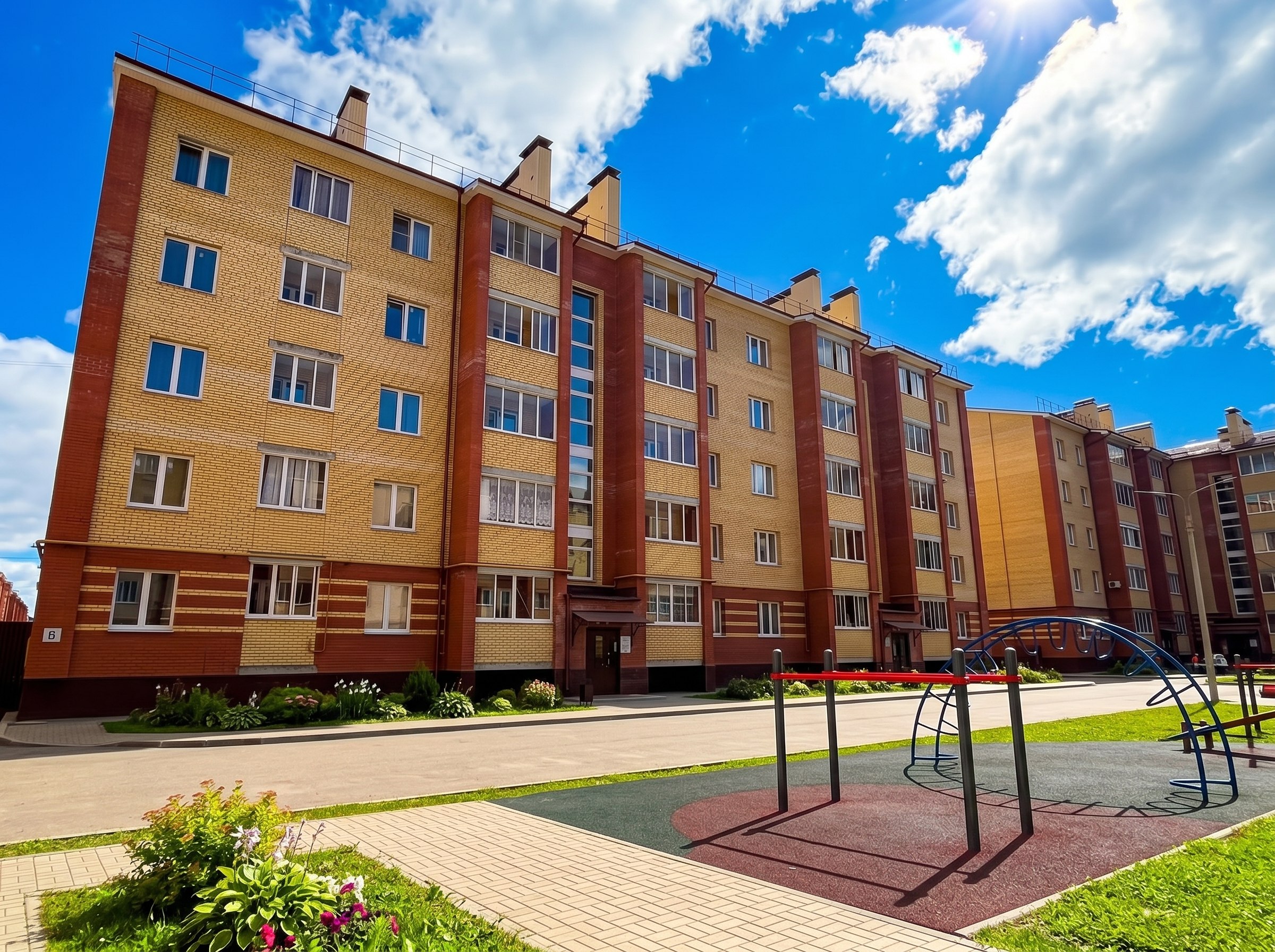 1-комнатная 44 м² в кирпичном доме 2023 года