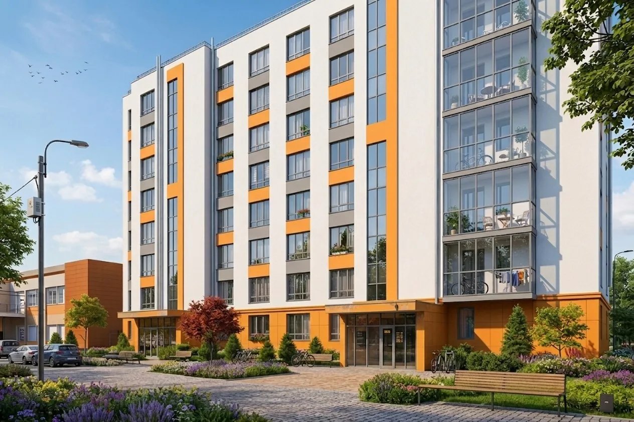 1-комн. квартира 38,69 кв.м. 4/8 эт