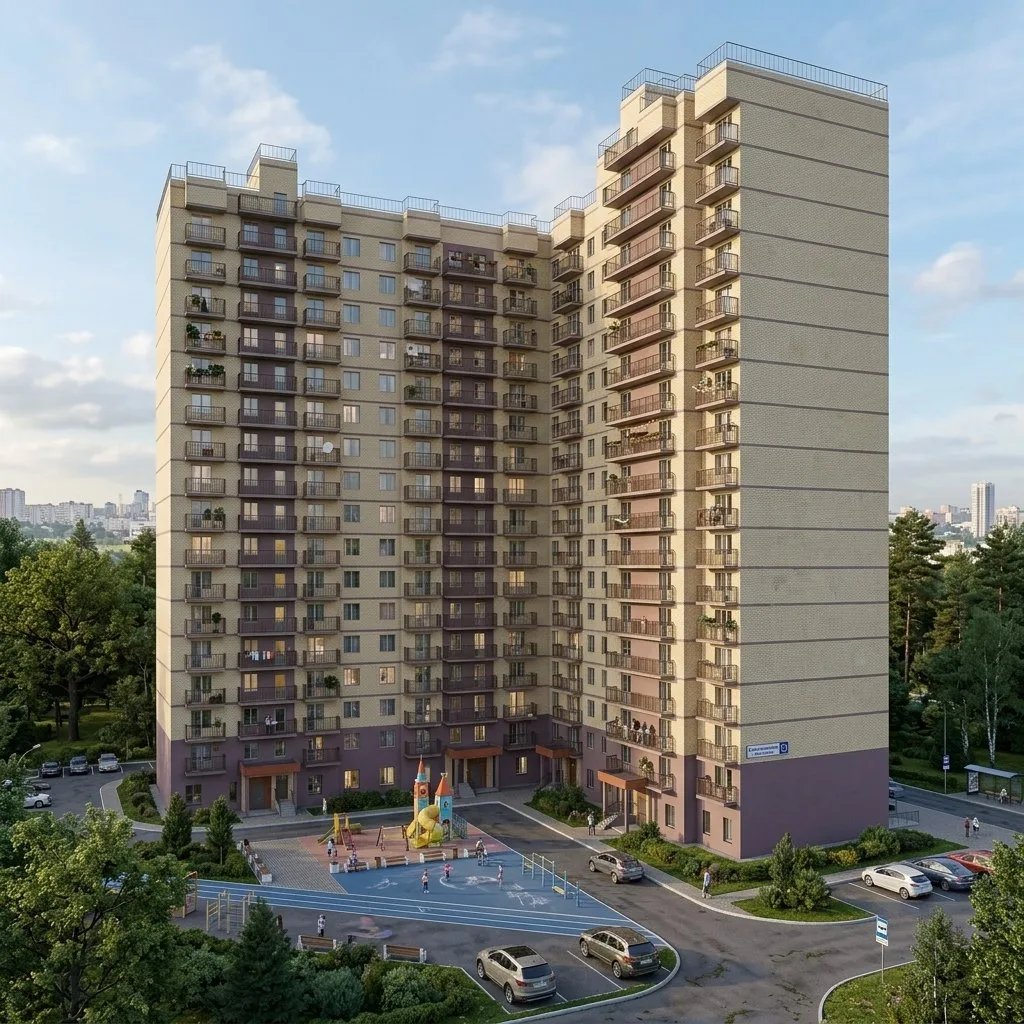 2-к. квартира, 55,6 м², 5/18 эт