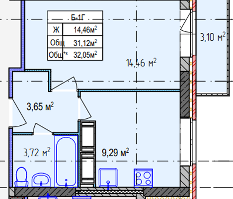 Хорошая квартира в новом доме