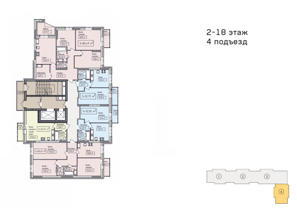 Хорошая квартира в новом доме