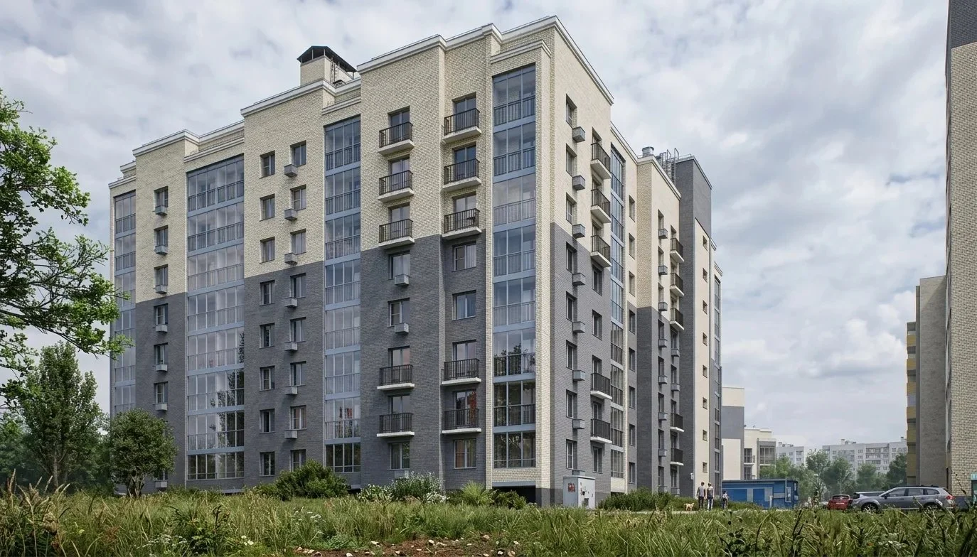 2-комнатная 47 м² в кирпичном доме 2026 года