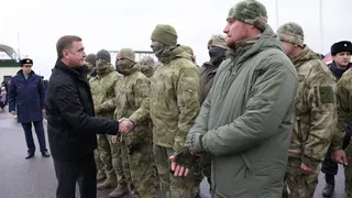 Из Рязани отправились на службу мобилизованные туляки