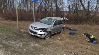 В Шацком районе автомобиль угодил в кювет. Водитель погиб