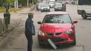 В ДТП с маршруткой на улице Гагарина пострадала беременная девушка - ее доставили в роддом №2