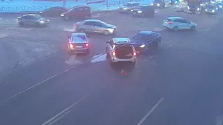 В Рязани на перекрестке Яблочкова и Циолковского произошло ДТП