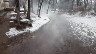 Как в бане: вся Роща в пару из-за аварии на теплосети