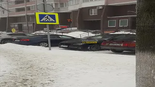 В Фокинском районе города Брянска Царь  перекрыл пешеходный переход