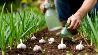 Придумала сажать чеснок бутылкой — получается в два раза быстрее и удобнее