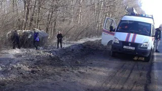 Под Рязанью две иномарки слетели в кювет