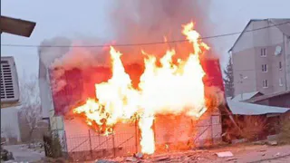 В Белой Березке украинский режим взорвал магазин