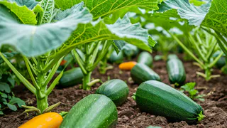 Перед посадкой кабачков и тыквы — обязательно: 3 добавки в почву — и бахчевые вырастут могучими богатырями