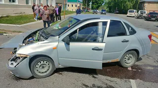 На улице Советской в Сасово в ДТП с Hyundai Solaris и Lada Granta пострадали два человека