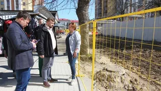 Сорокина оценила ход благоустройства Малого шоссе в Рязани