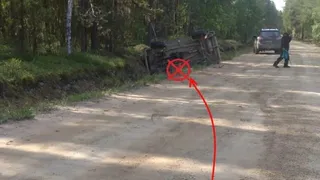 В Коми 53-летняя женщина стала виновницей ДТП и отправила машину в кювет