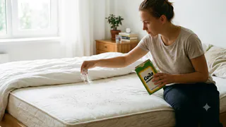 Каждое лето беру пачку соды и сыплю на матрас: работает лучше дорогой химии