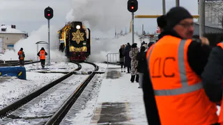 В столице Коми побывал поезд Деда Мороза
