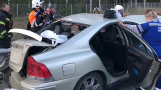 Спасатели деблокировали водителя после ДТП на трассе в Петушинском районе