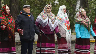 В Коми Октябрьскую революцию вспоминали народными и советскими песнями