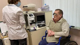 Подопечным Кугесьского дома-интерната провели офтальмологическую диагностику