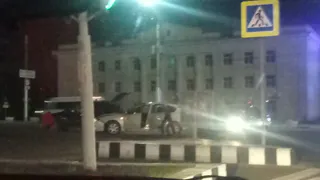 На Первомайском проспекте столкнулись две иномарки