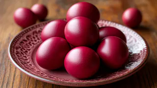 Свекла и луковая шелуха в полном пролете: красим пасхальные яйца по-новому — скорлупки будут ярче гранатовых зерен