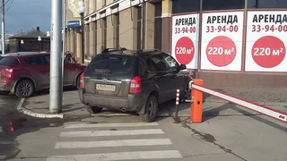 Народное фото: хам на пешеходном переходе