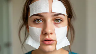 Вот почему первые красавицы клеят туалетную бумагу на лицо: странная, но эффективная процедура для кожи