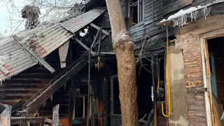 В Казани сгорел исторический особняк начала XX века