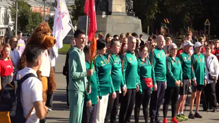 Во Владимире прошёл второй этап Всероссийской эстафеты «Огонь жизни»