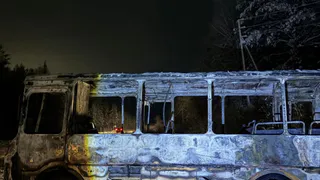 В последние дни года в Коми сгорели автобус и частная баня