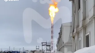 ТАИФ-НК. Пожар. Горело здание комплекса "Этилен-600"