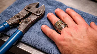 Ковровские спасатели разрезали два перстня чтобы освободить опухший палец мужчины