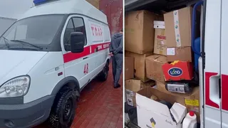 Из Чувашии в зону СВО отправили машину скорой помощи