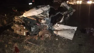 Смертельная авария под Рязанью: водитель превысил скорость, врезался в грузовик и погиб