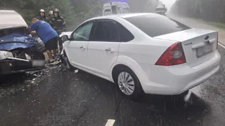 Под Владимиром спасатели вызволяли из авто пострадавшего в ДТП мужчину