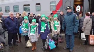 Брянские школьники и педагоги уехали в Москву на Кремлевскую елку