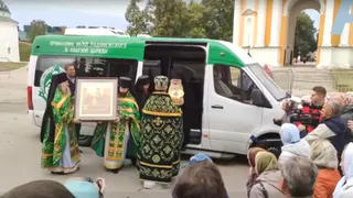 Ковчег с частицей мощей Сергия Радонежского прибыл в Рязань