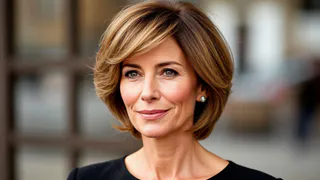 Эти царские стрижки идеально держатся без укладки даже на тонких волосах - лучшие варианты для женщин 50+