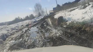 Село Владимирской области тонет в грязи и лужах, дороги «есть только на картах»