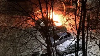 Ночью в Рязани сгорел еще один автомобиль