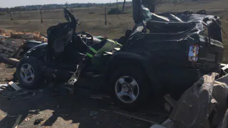 Смертельное ДТП в Рыбновском районе: грузовик "раздавил" внедорожник