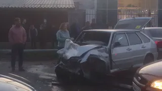 В массовом ДТП на улице Западной пострадал 19-летний водитель