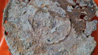 На Оке рязанец выловил диск от пулемета