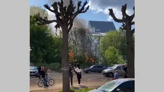 В Рязани произошел серьезный пожар
