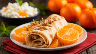 За такой шедевр медаль надо вручать: лаваш, мандарины и творог — зимняя улитка, от которой все в экстазе
