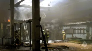 В Чебоксарском районе загорелся заводе сельхозтехники: на нем находилось 50 рабочих