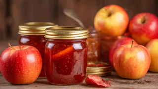 Готовлю такое прозрачное яблочное варенье за 15 минут: дольки остаются целыми без всяких заморочек с содой
